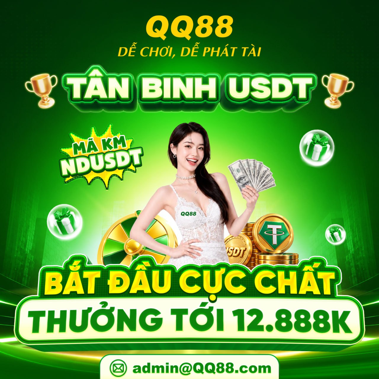 Tân binh mới tặng USDT tại qq88